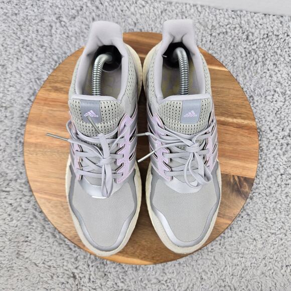 Adidas Womens 9 Ultra Boost DNA S&L Grey Two Casual Lifestyle Gym Running Shoe - Picture 5 of 12